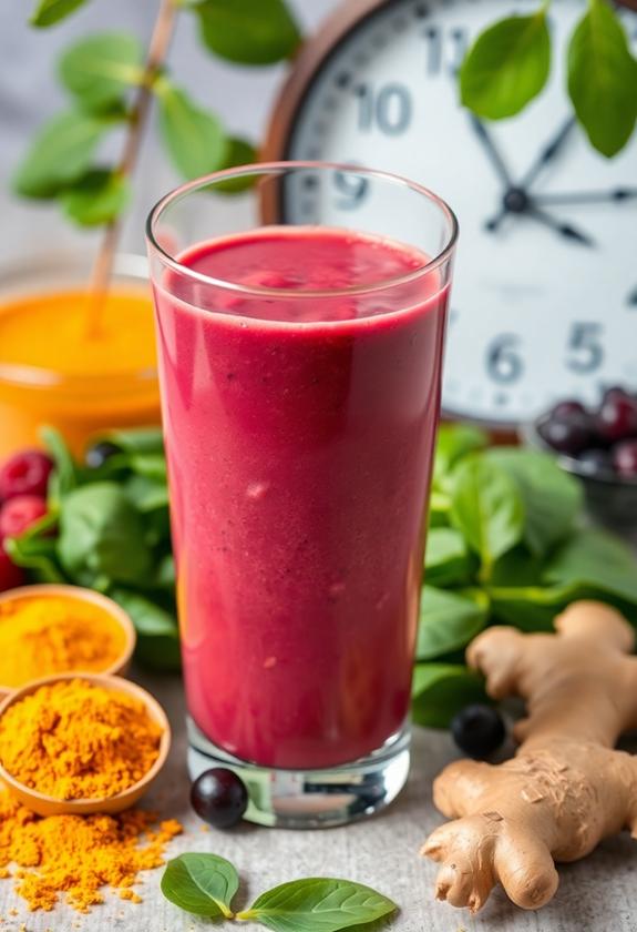 optimal smoothie consumption timing