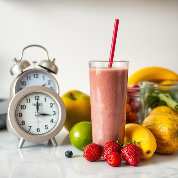 optimal smoothie consumption timing