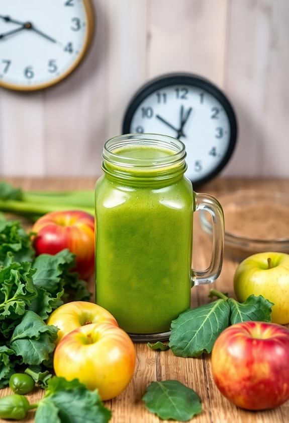 optimal smoothie preparation timing