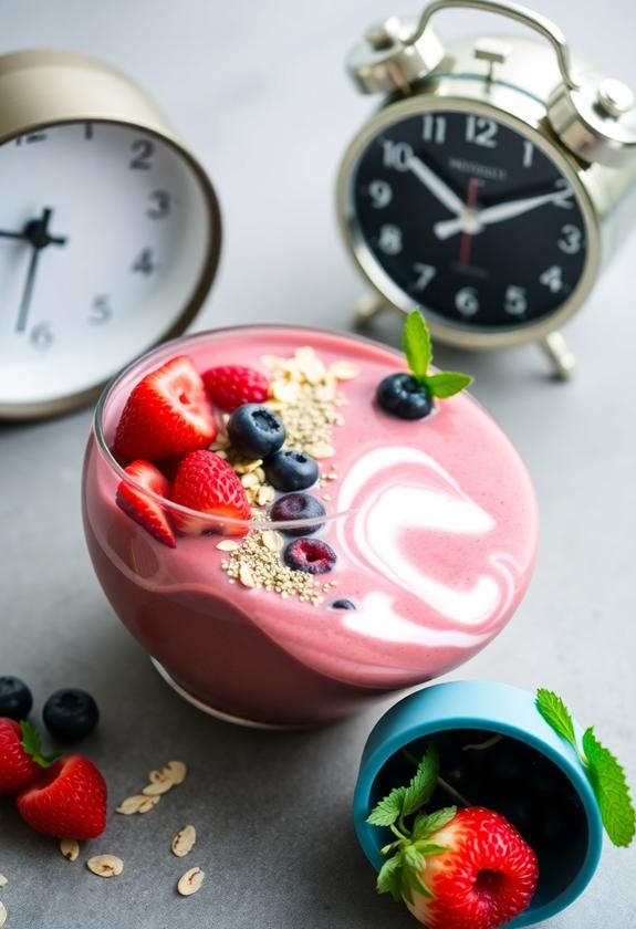 optimize fiber protein timing