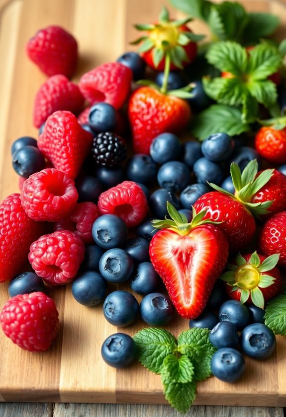 organic versus conventional berries