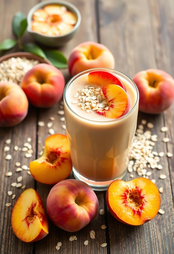peach oat fiber blend