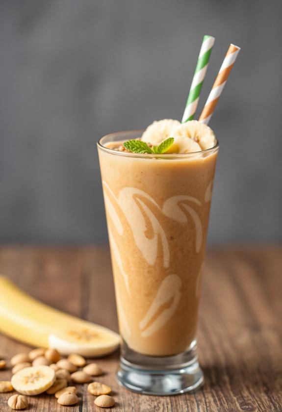 peanut butter banana smoothie