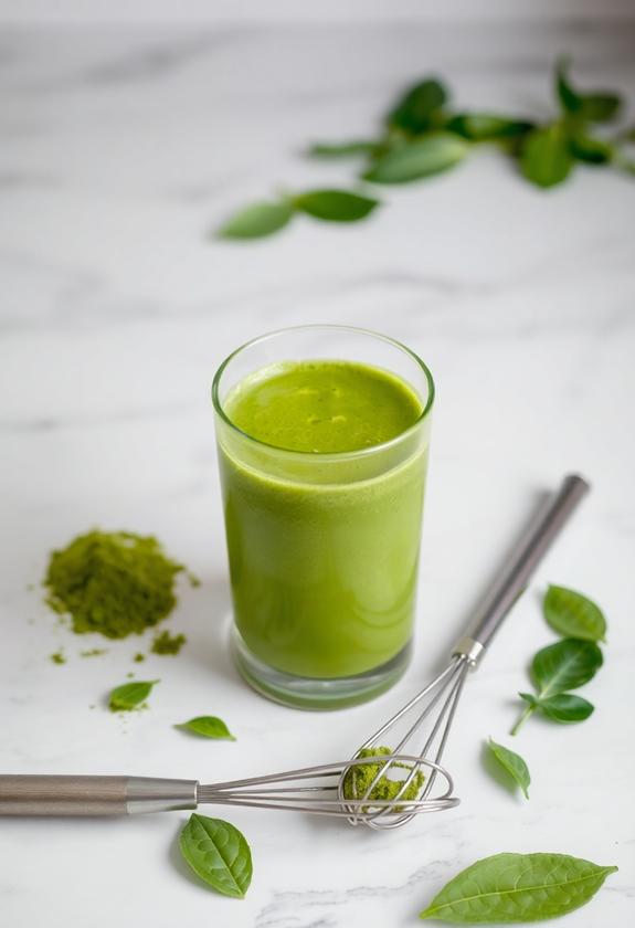 premium japanese green powder