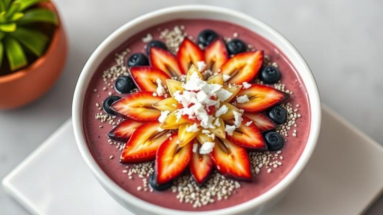 presentation enhances smoothie appeal