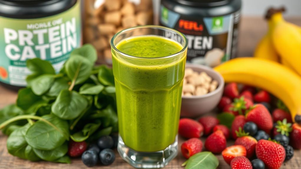 protein powders in smoothies