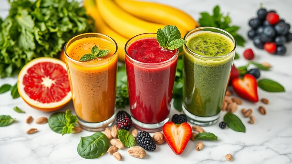 protein rich fiber smoothies