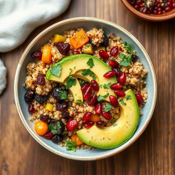 quinoa replaces regular grains