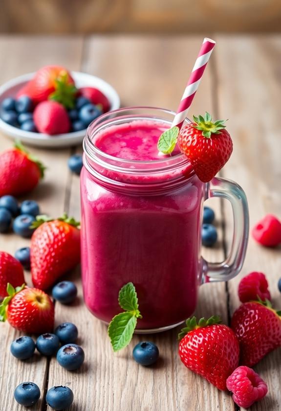 refreshing berry smoothie blend