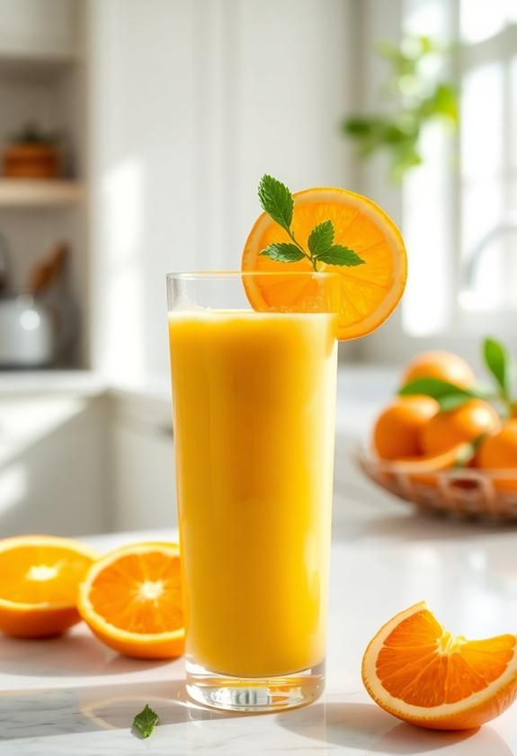refreshing citrus blend smoothie