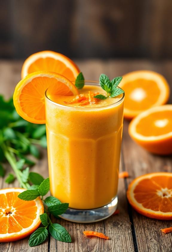 refreshing citrus carrot blend