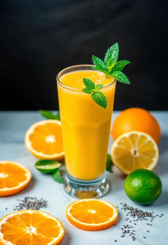 refreshing citrus detox drink