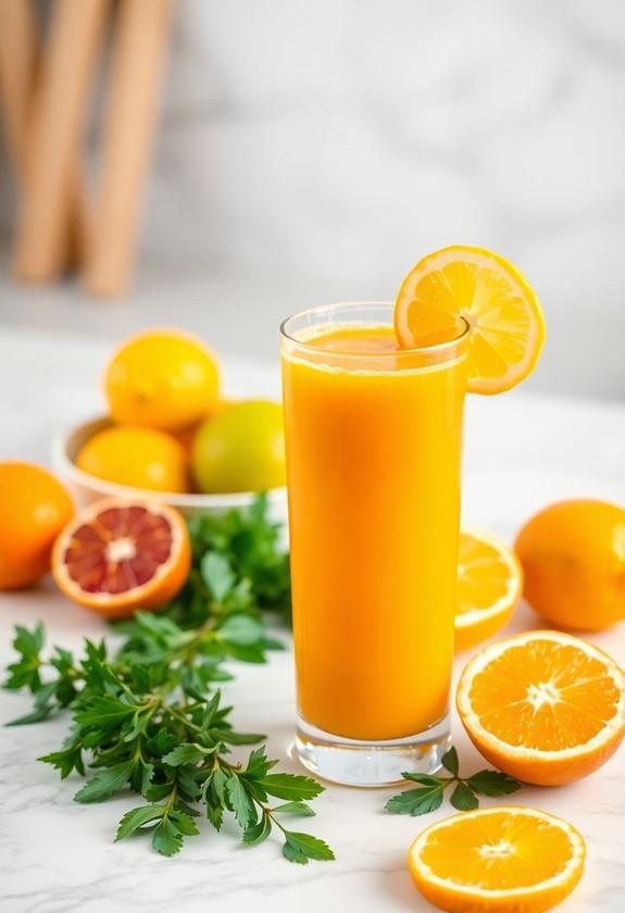 refreshing citrus smoothie blend