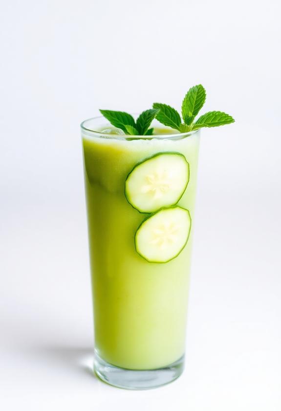 refreshing cucumber hydration beverage