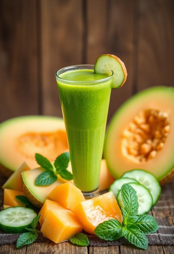 refreshing cucumber melon blend