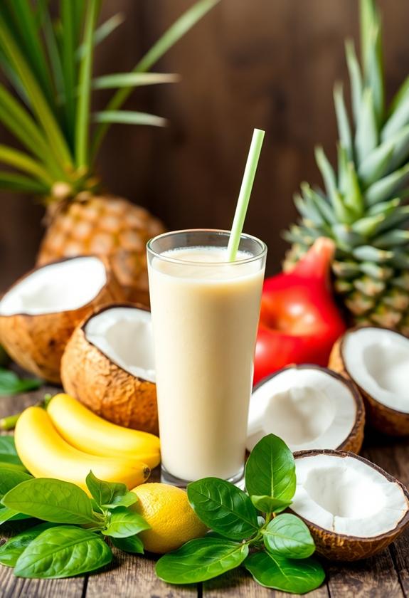 refreshing tropical beverage choice