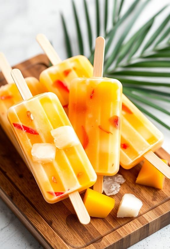 refreshing tropical frozen treats