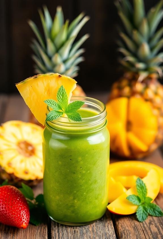 refreshing tropical fruit blend