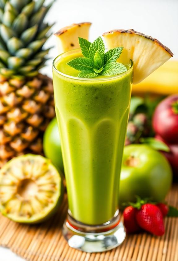 refreshing tropical green tea
