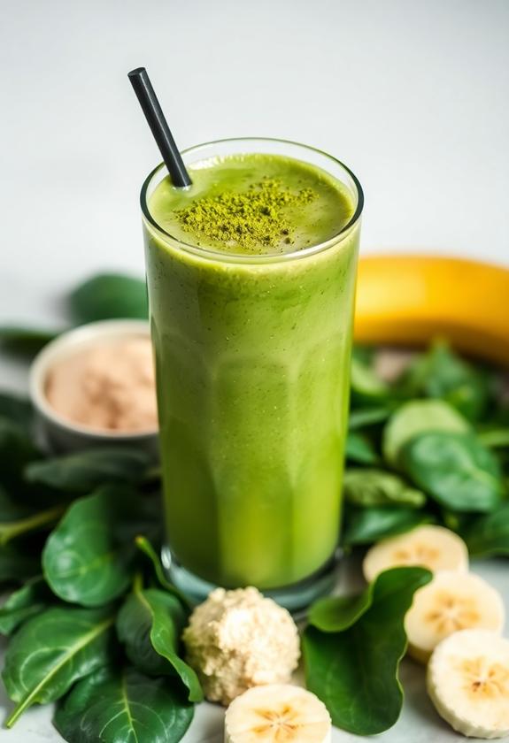 revitalizing green tea shake