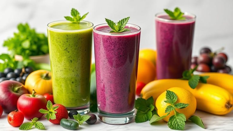 revitalizing post holiday smoothies