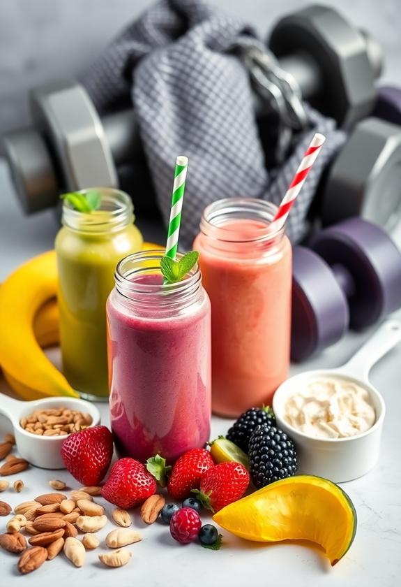 revitalizing post workout smoothies