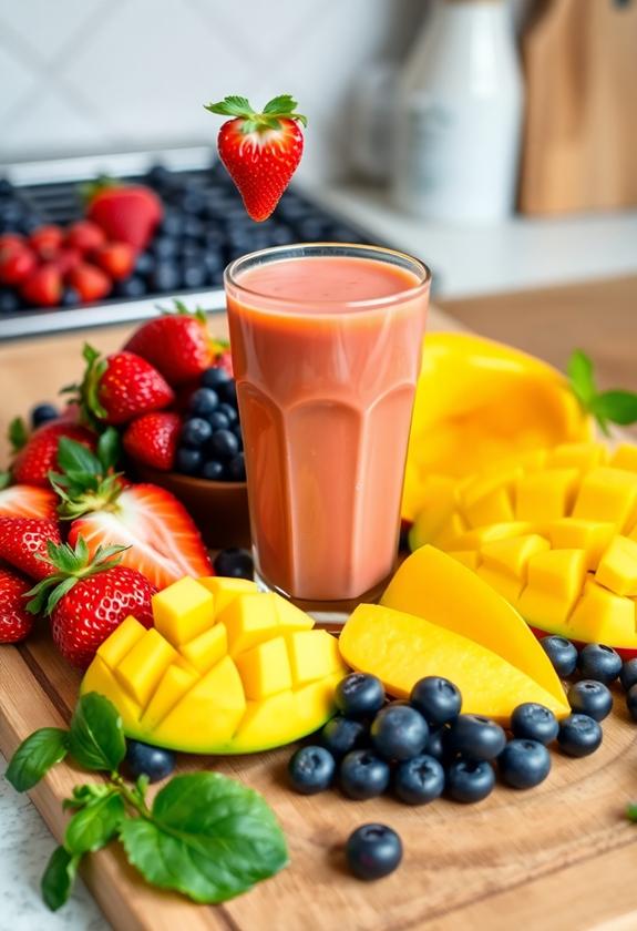 seasonal fresh fruit selection