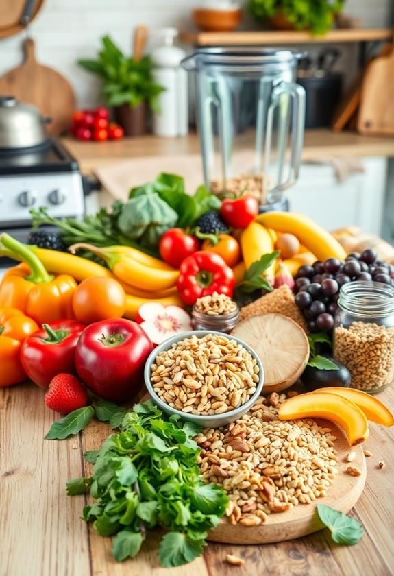 select healthy food options