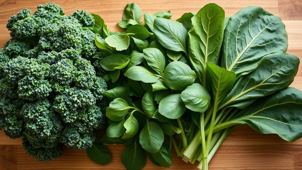 selecting fresh greens wisely
