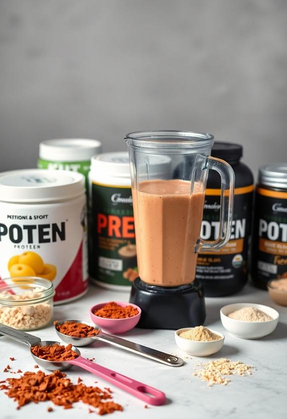 selecting inappropriate protein supplements