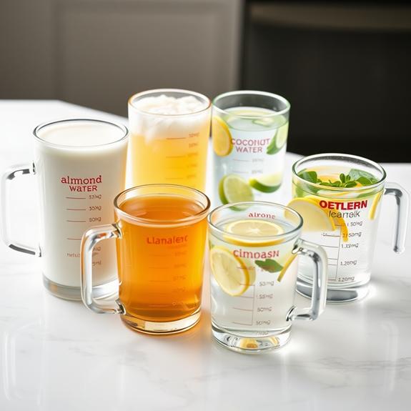 selecting low calorie liquid bases
