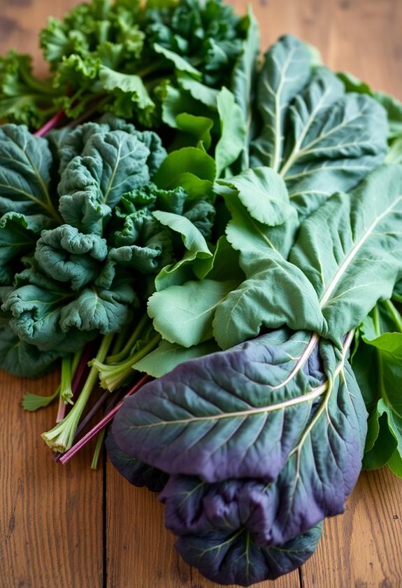 selecting nutritious leafy vegetables