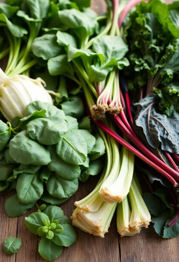 selecting optimal leafy vegetables