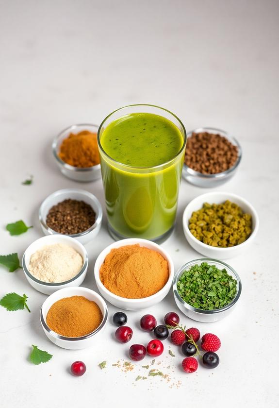smoothie boosting essential adaptogens