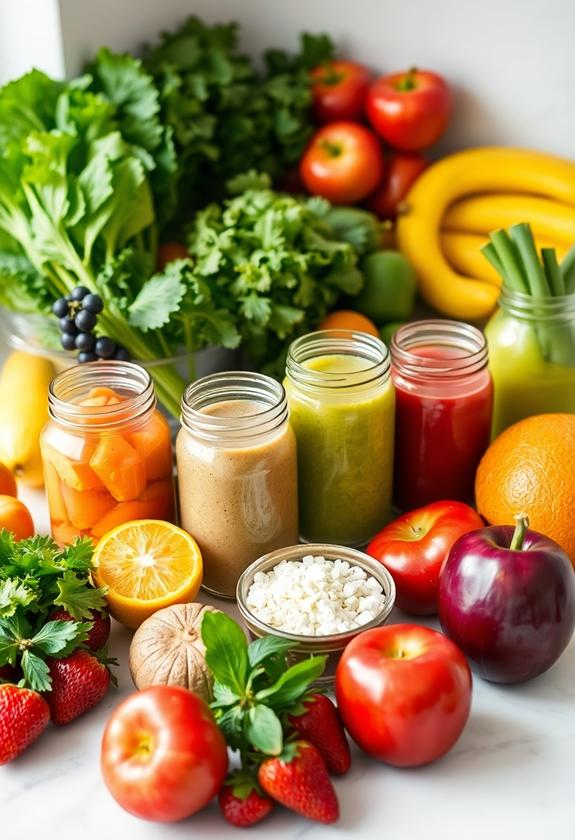 smoothie ingredients for meal prep