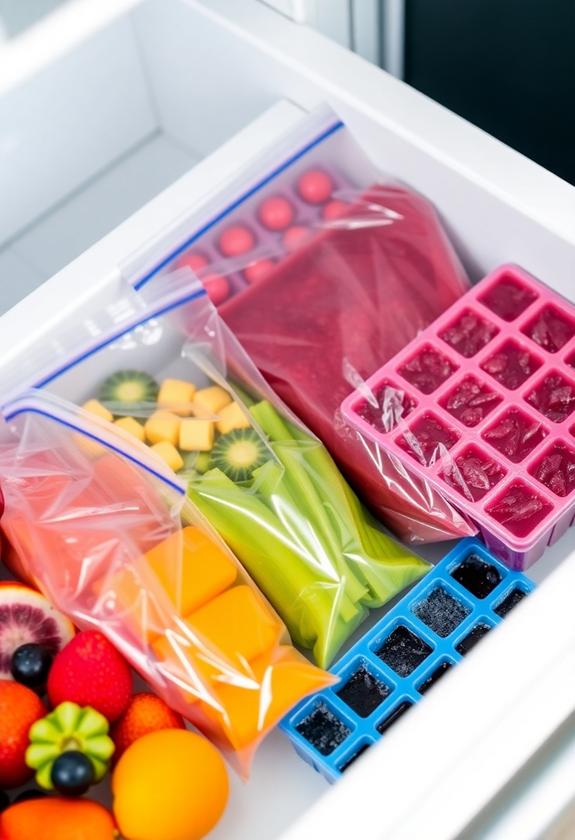 smoothie pack freezing methods