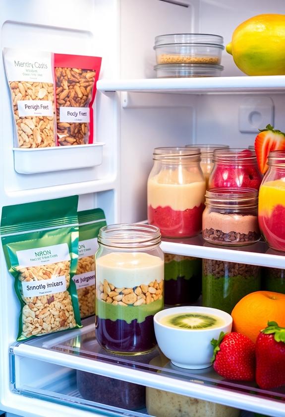 smoothie storage and preparation
