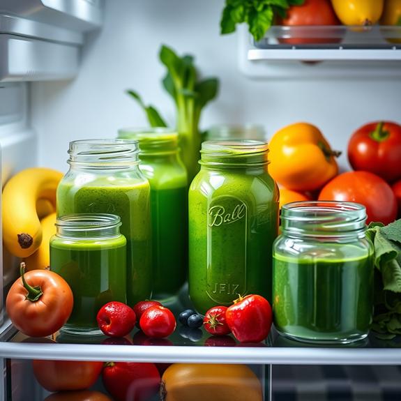 smoothie storage and preparation