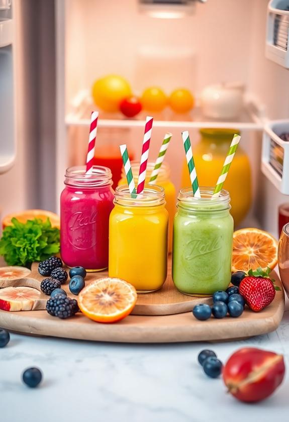 smoothie storage and service