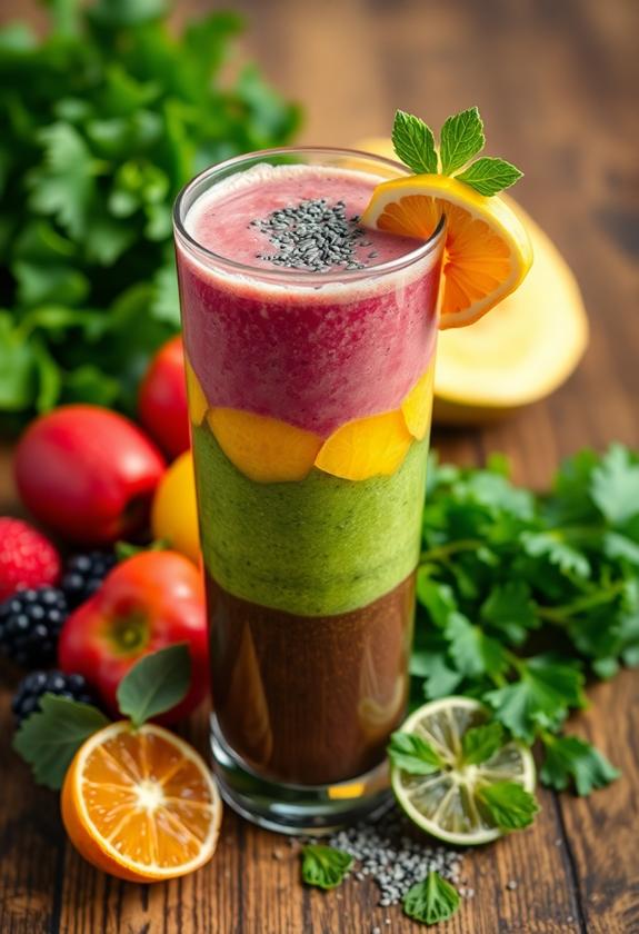 smoothies nutritional information overview