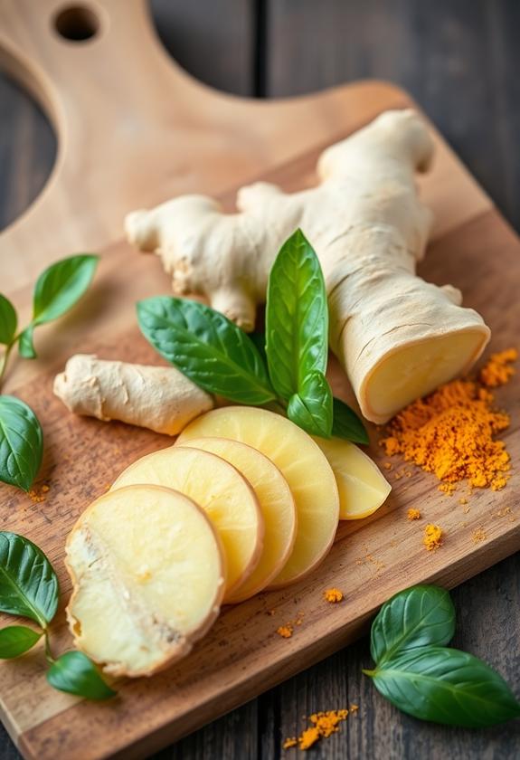 spicy aromatic root herb