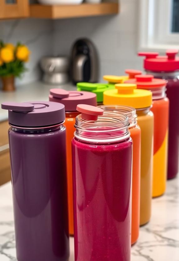 spill resistant blender containers