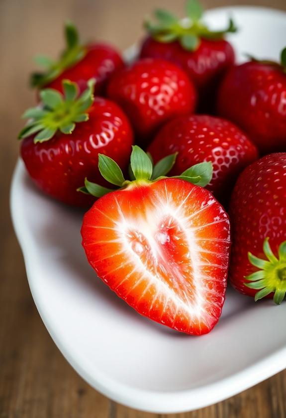 strawberries rich in antioxidants