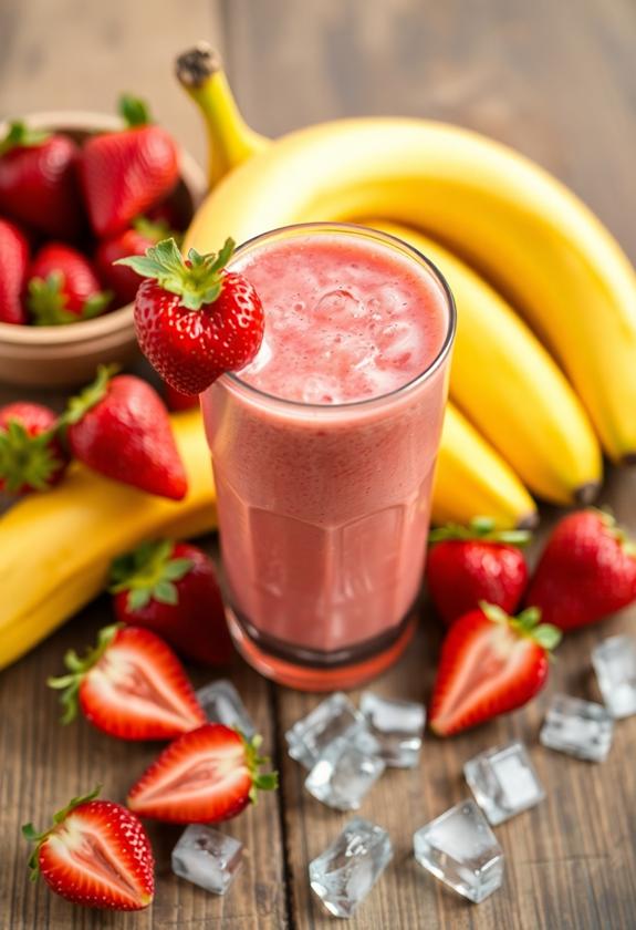 strawberry banana smoothie delight