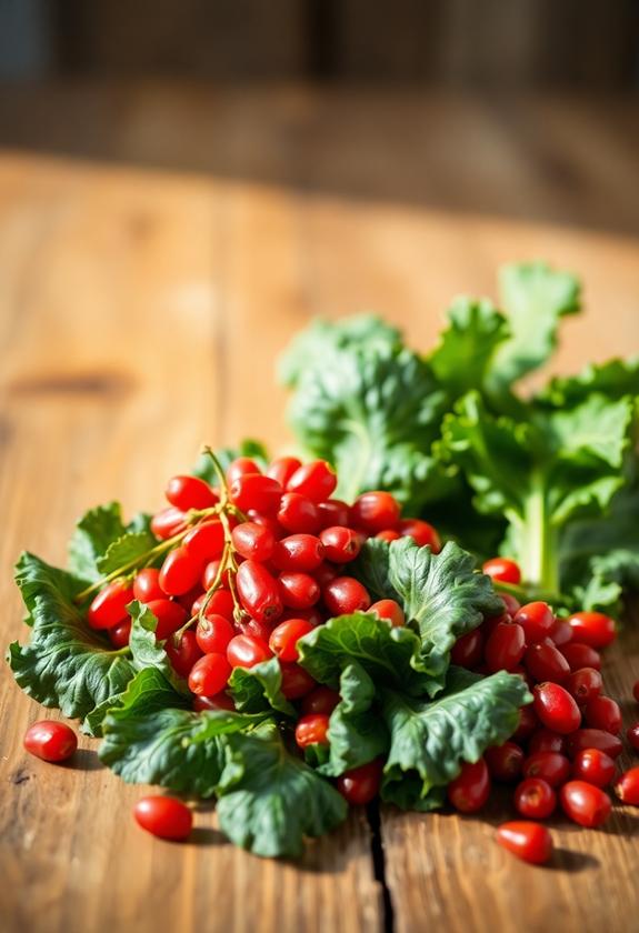 superfood combination goji kale