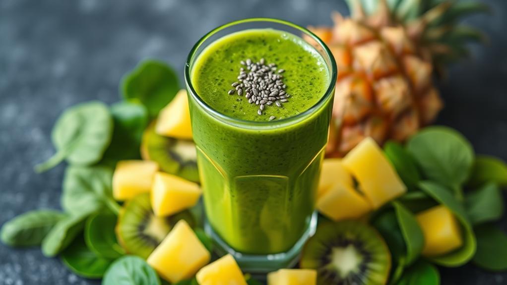 sustained energy green smoothie