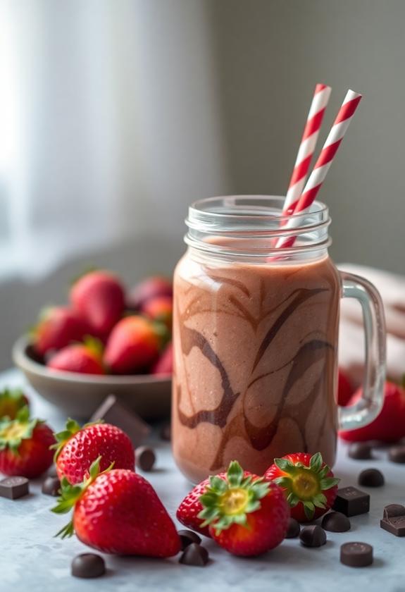 sweet berry chocolate delight