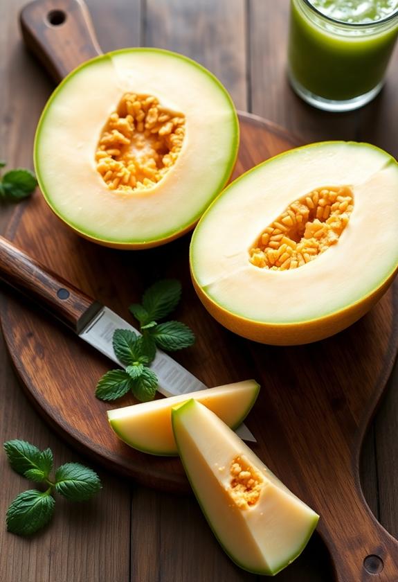 sweet orange melon variety