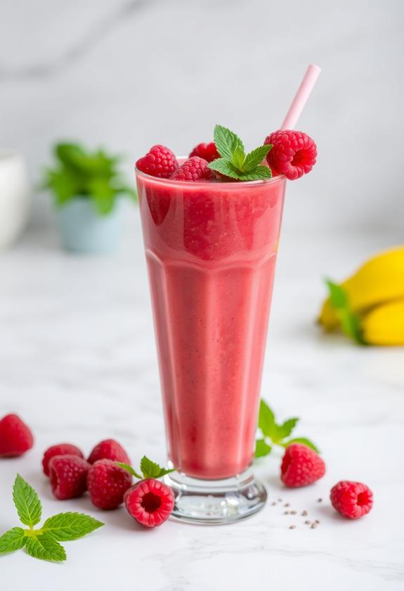 sweet raspberry dessert treat