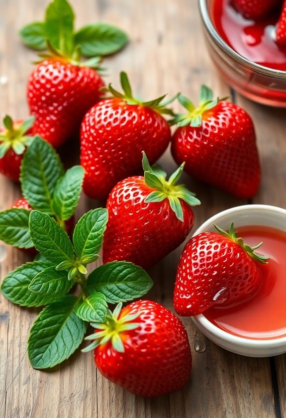 sweet strawberries skin benefits